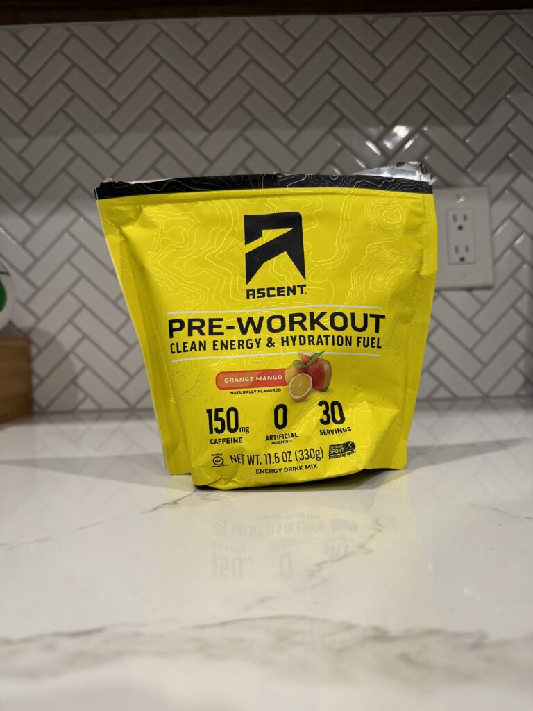 Ascent PreWorkout Review Blob Fitness